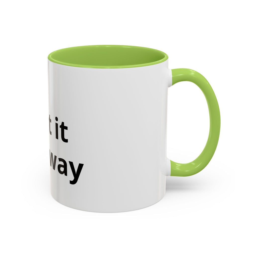 Customizable Accent Coffee Mug — 'Print It Your Way' Personalized Ceramic Gift (11/15oz)