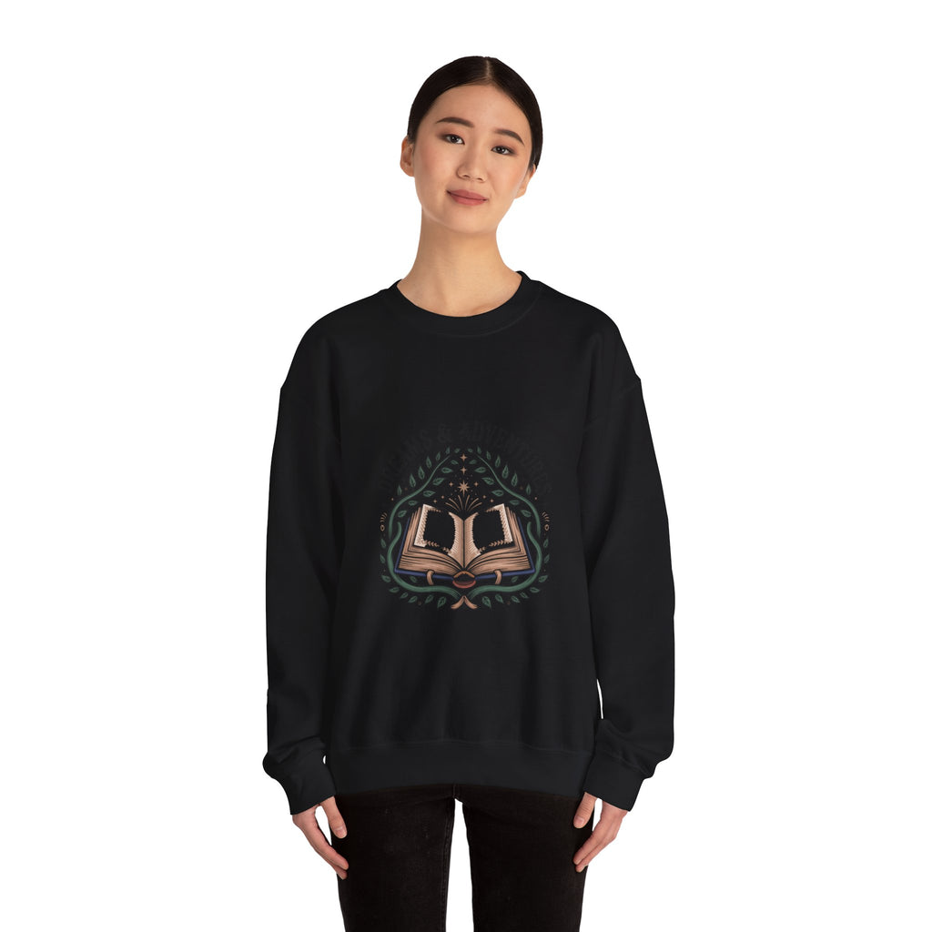 Dreams & Adventures Book Crewneck Sweatshirt