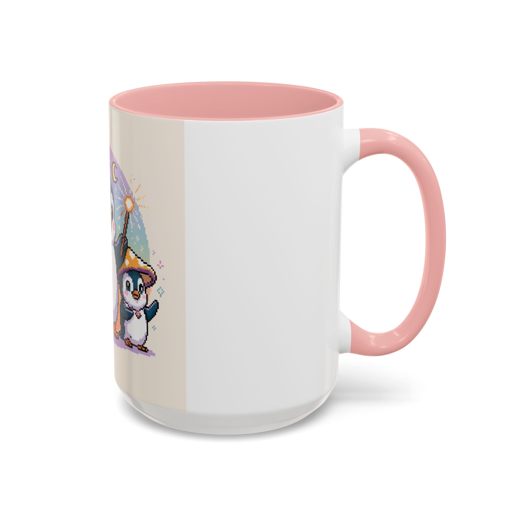 Magic Penguin Family Coffee Mug — Cute Wizard Penguins 11/15oz Accent Mug
