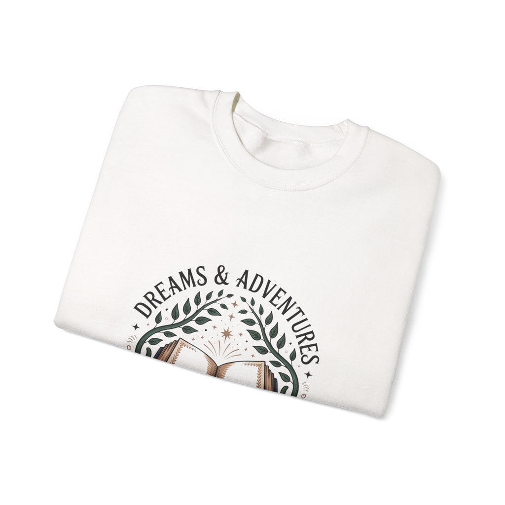Dreams & Adventures Book Crewneck Sweatshirt
