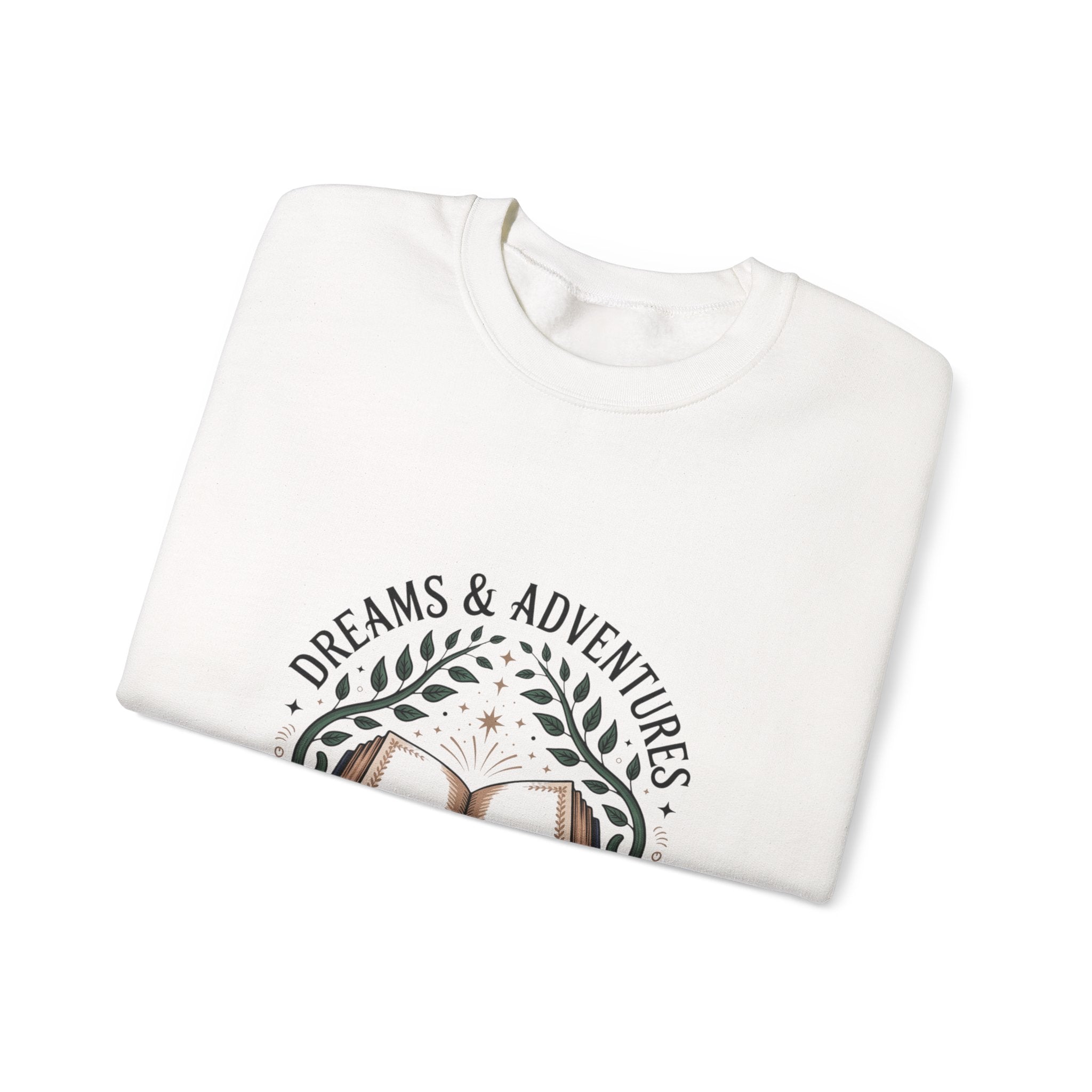 Dreams & Adventures Book Crewneck Sweatshirt