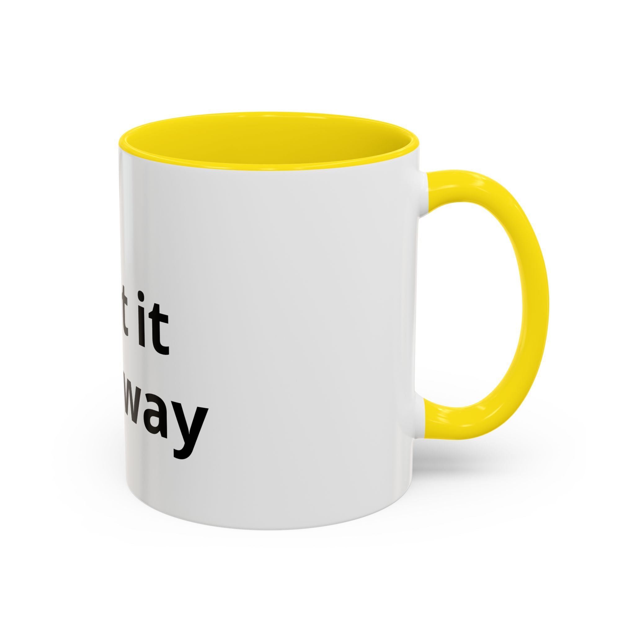 Customizable Accent Coffee Mug — 'Print It Your Way' Personalized Ceramic Gift (11/15oz)